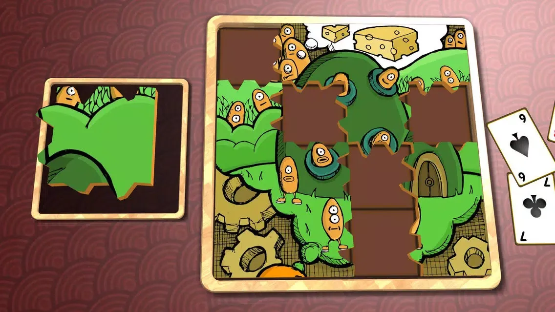 Screenshot di Jigsaw Solitaire Cartoons