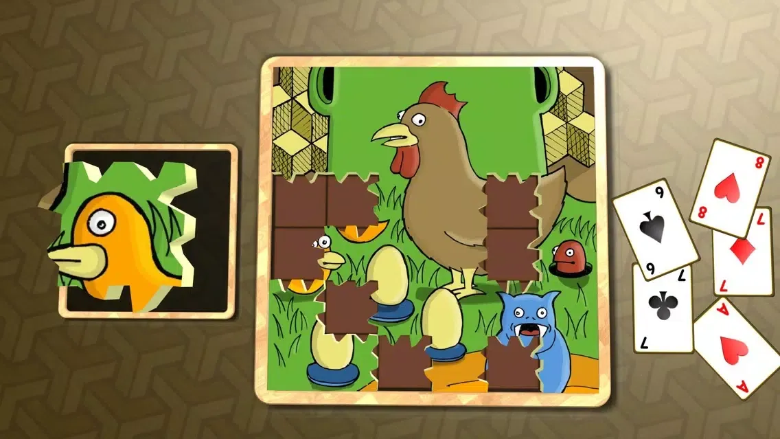 Screenshot di Jigsaw Solitaire Cartoons