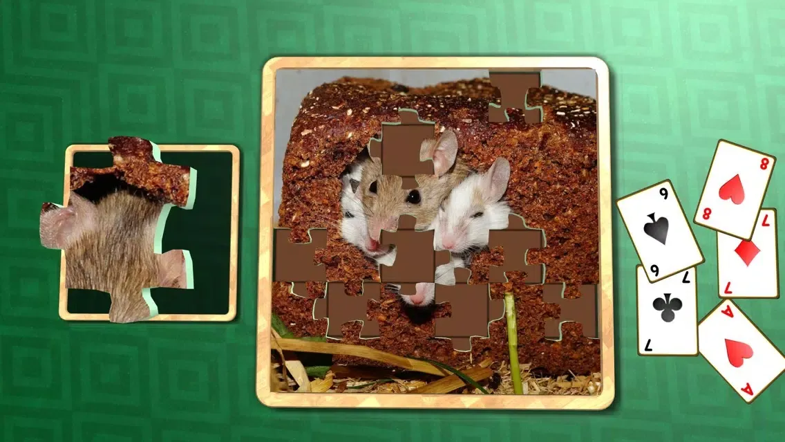 Jigsaw Solitaire Pets Ekran Görüntüleri