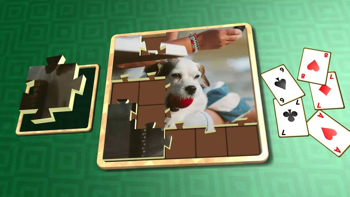 Jigsaw Solitaire Pets Ekran Görüntüleri
