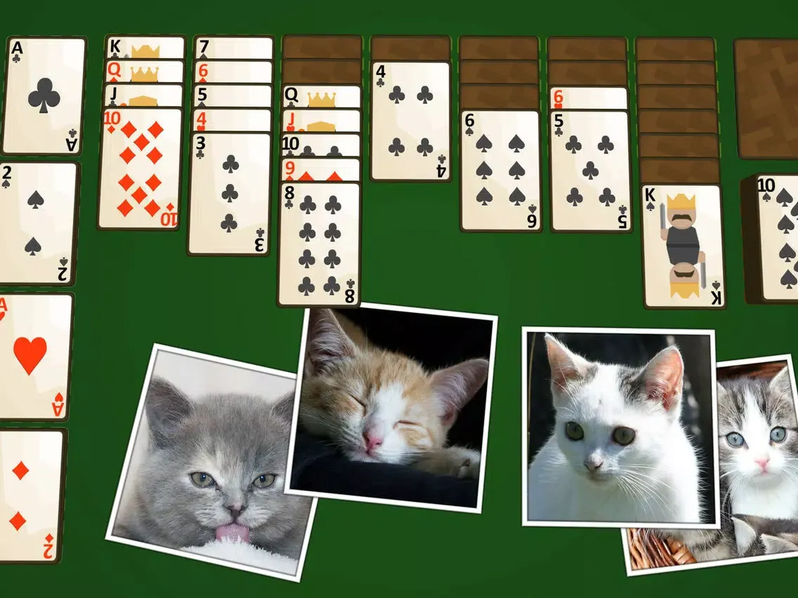 تصاویر Solitaire Kittens iPad 