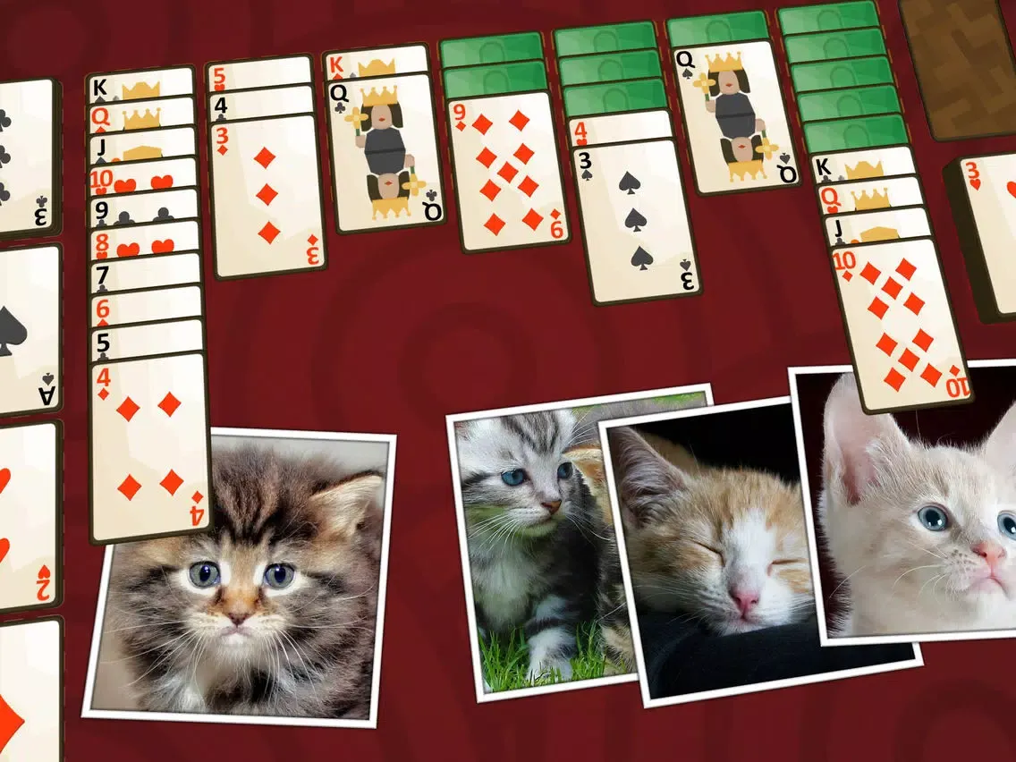 تصاویر Solitaire Kittens iPad 