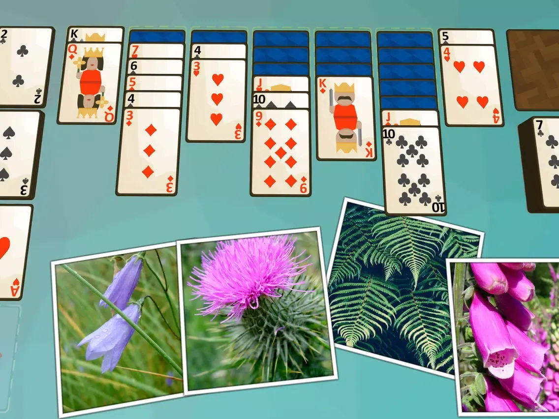 Tangkapan layar Solitaire Plants iPad 