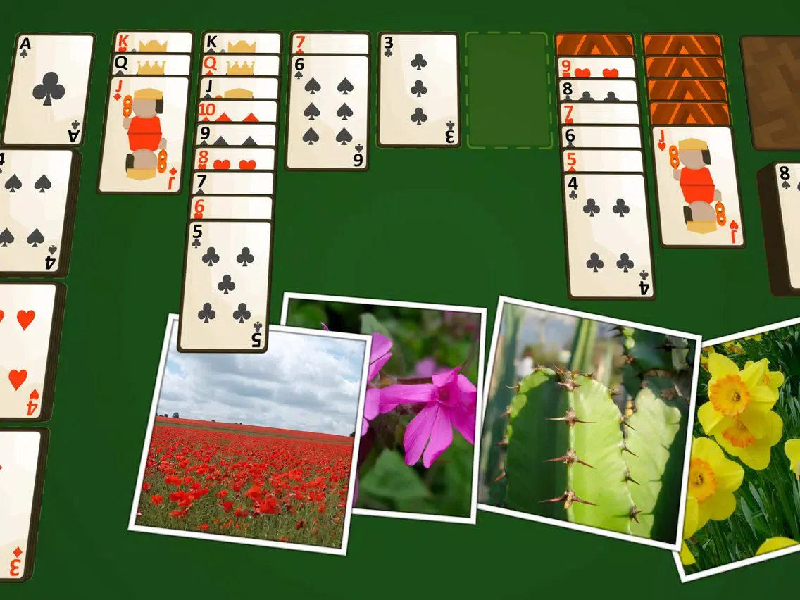 Tangkapan layar Solitaire Plants iPad 