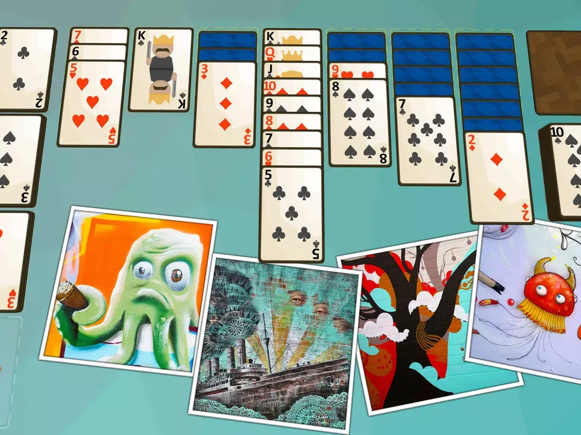 صور Solitaire Street Art iPad 