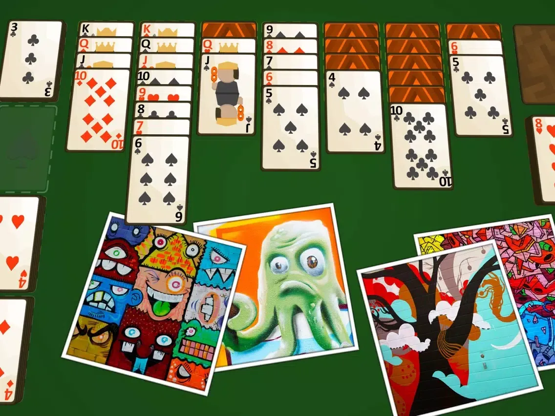 صور Solitaire Street Art iPad 
