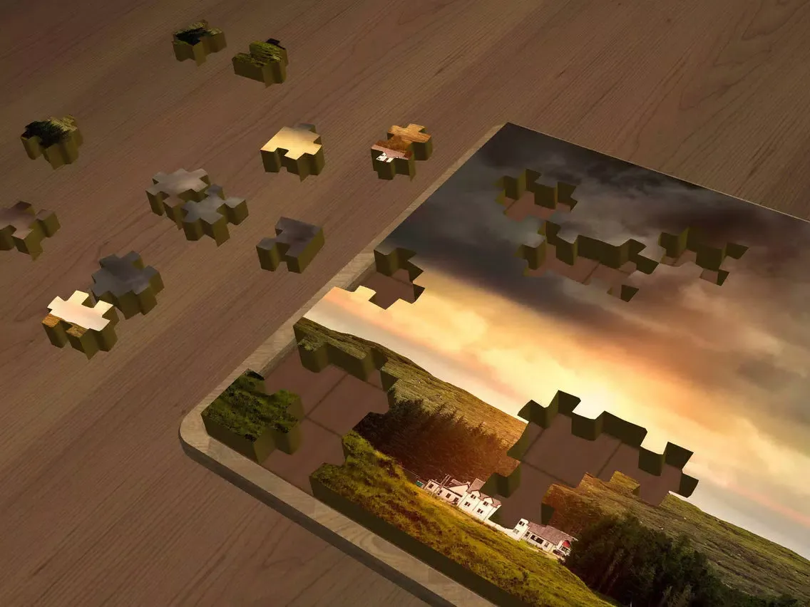 Super Jigsaws Clouds iPad 應用截圖