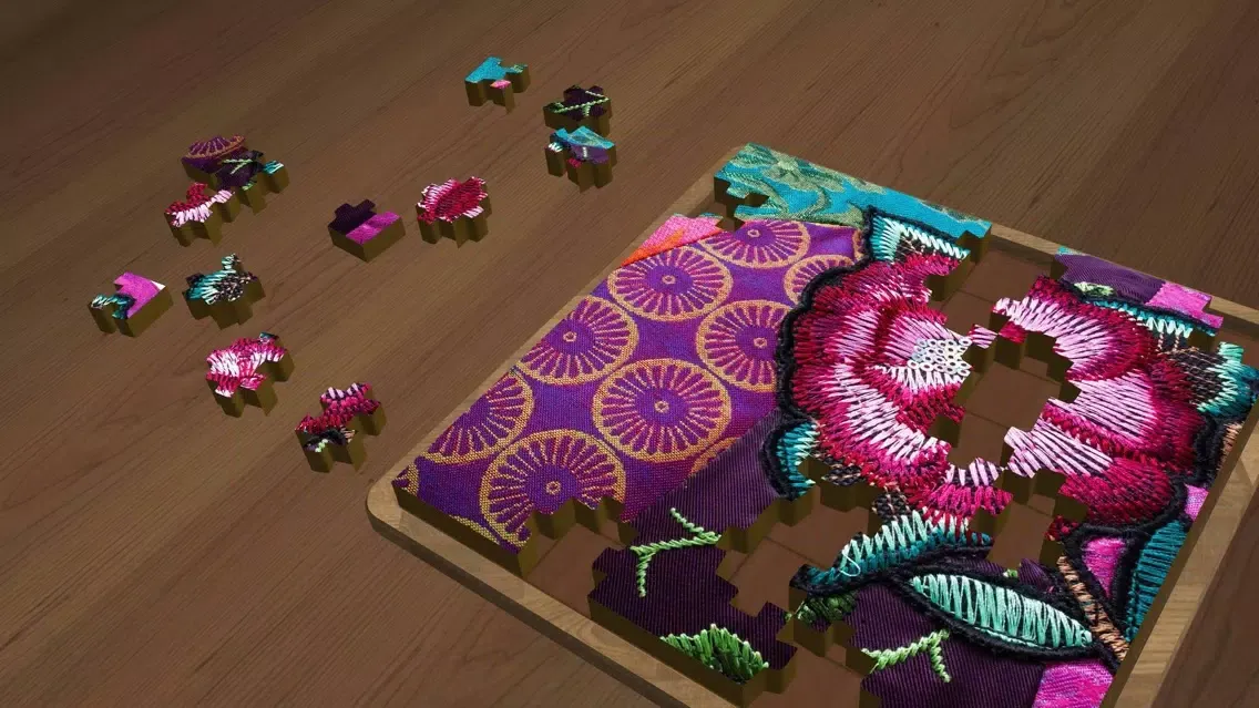 Super Jigsaws Flower Art スクリーンショット