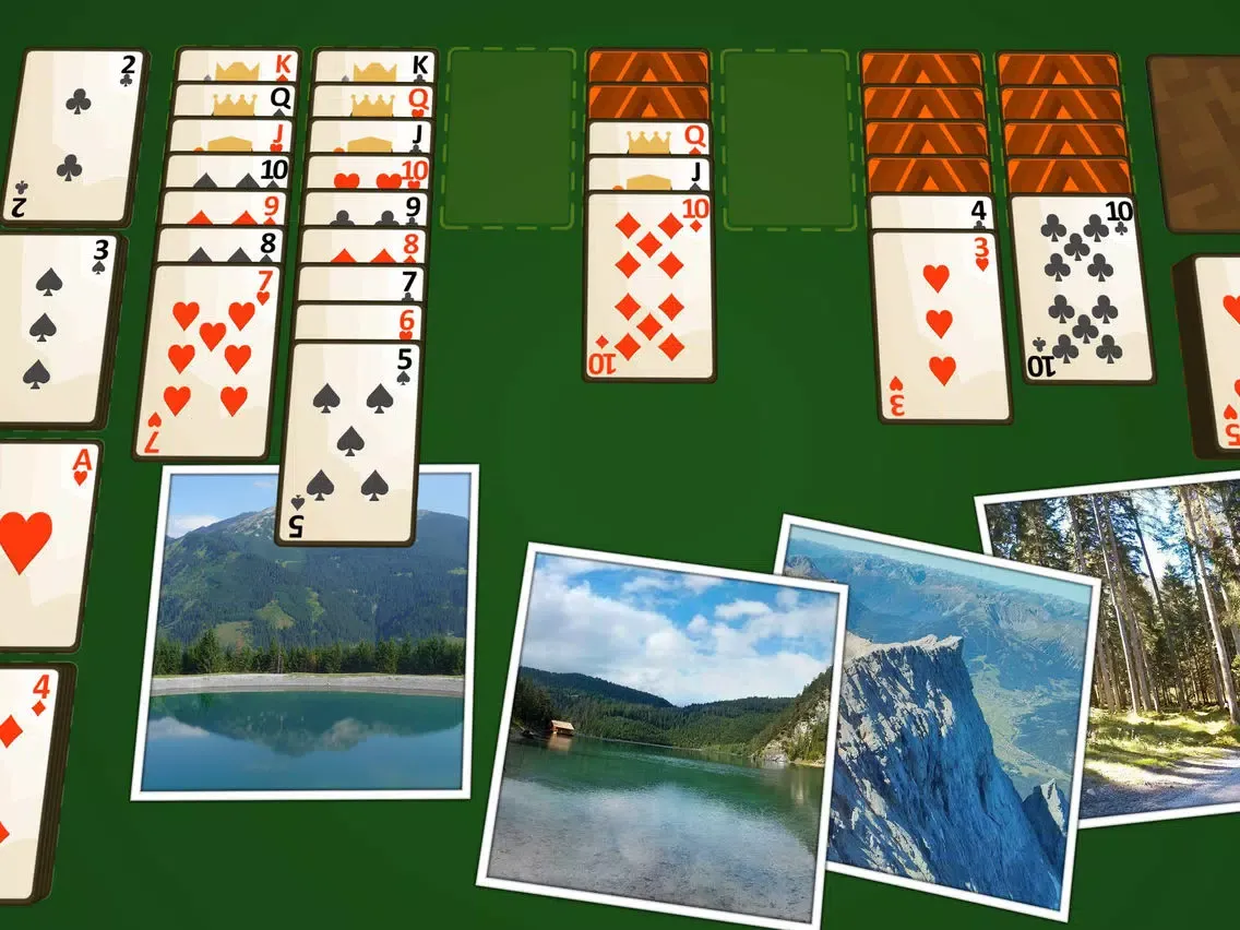 Zrzuty ekranu TriPeaks Alpine iPad 