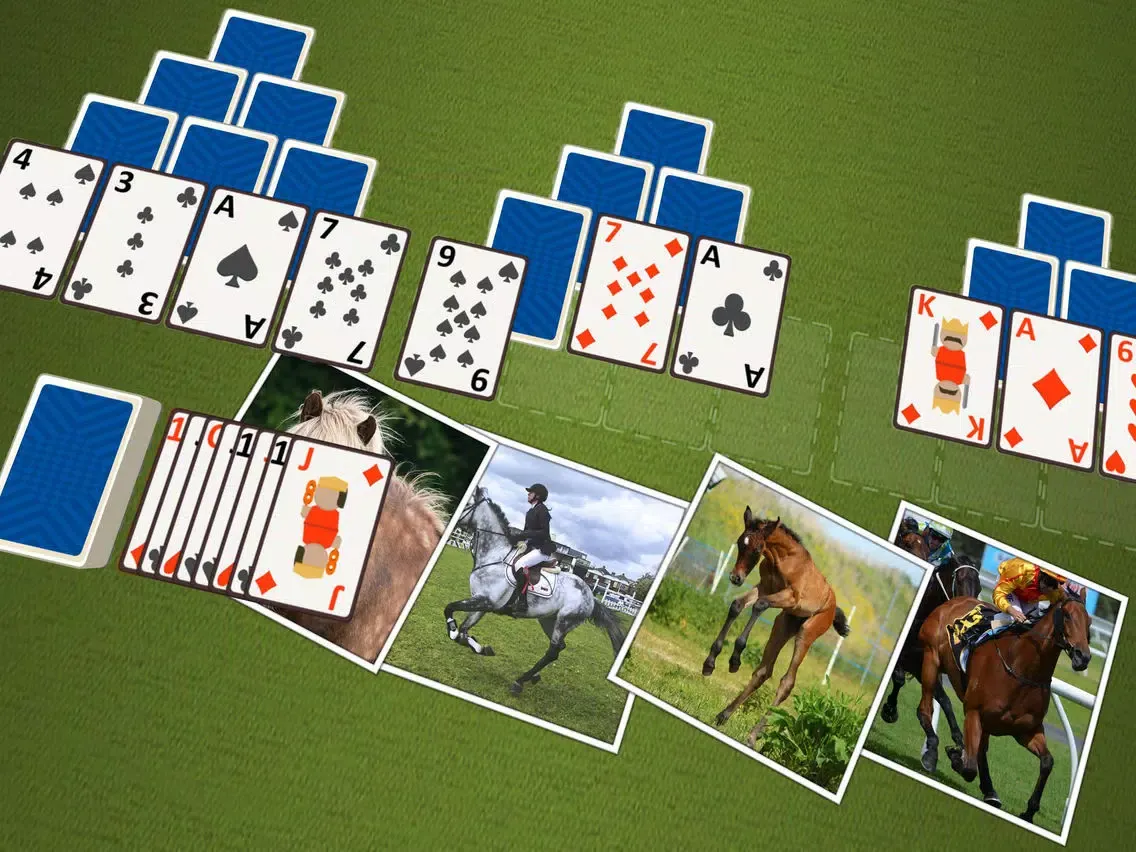 Capturas de tela do TriPeaks Horses iPad 