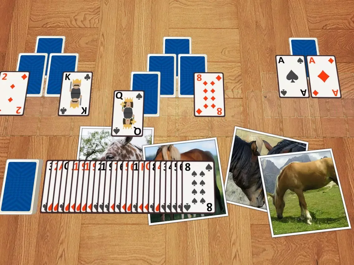 Capturas de tela do TriPeaks Horses iPad 