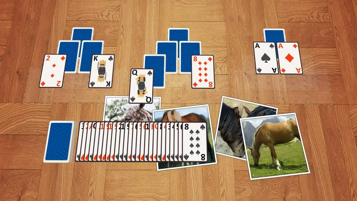 Capturas de tela do TriPeaks Horses
