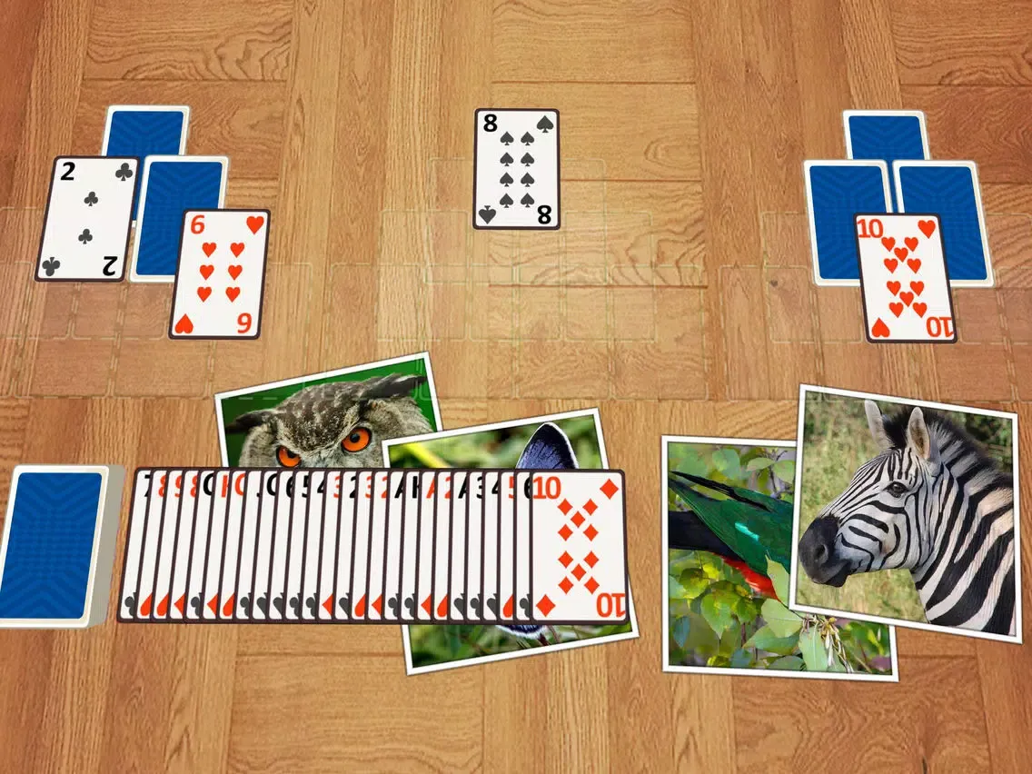 TriPeaks Wild Animals iPad 应用截图