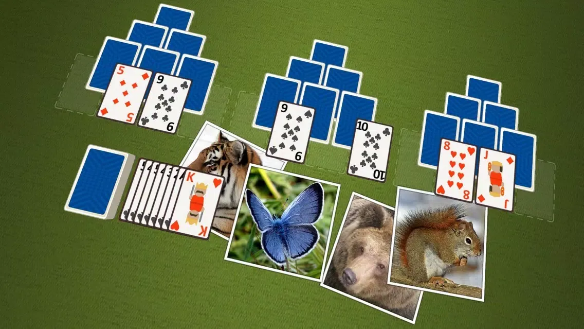 TriPeaks Wild Animals应用截图