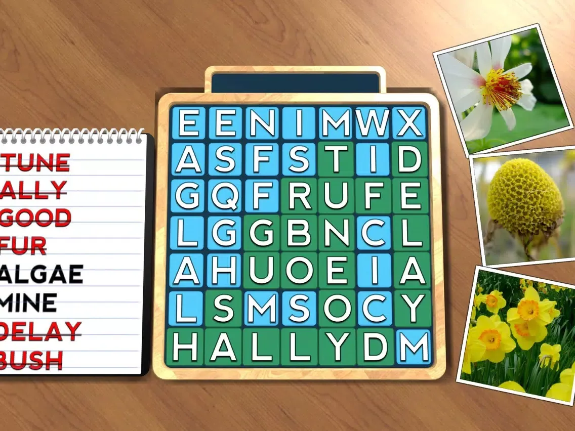 Ảnh chụp màn hình của Wordsearch Revealer Plants iPad