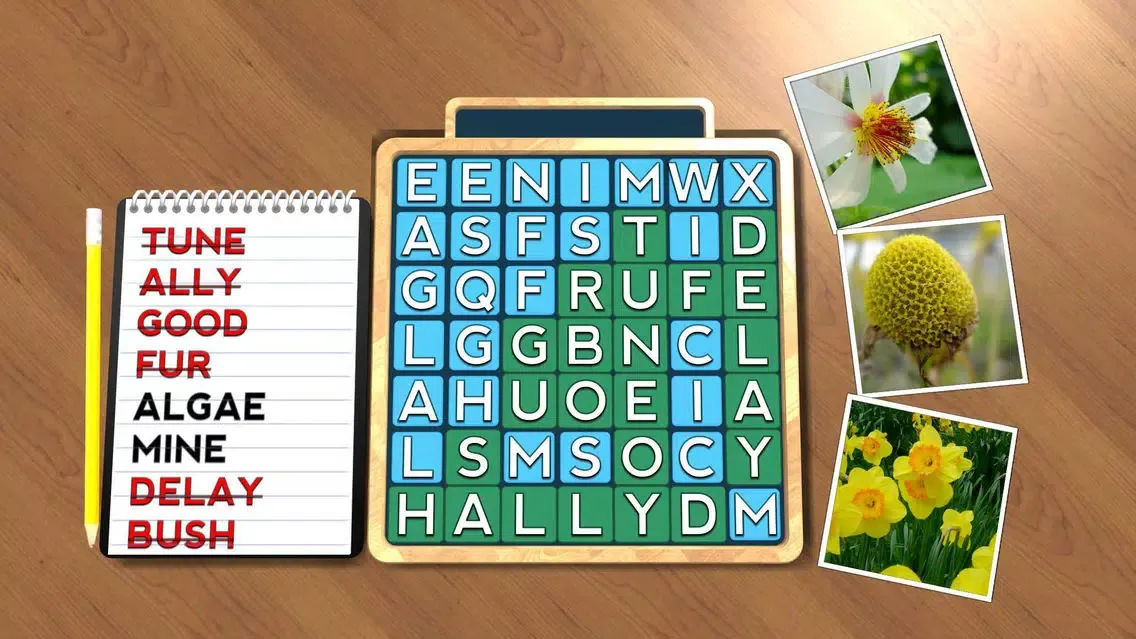 Ảnh chụp màn hình của Wordsearch Revealer Plants