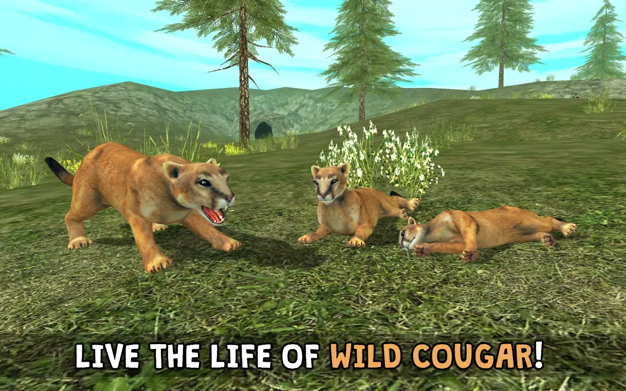 Скриншоты Wild Cougar Sim 3D