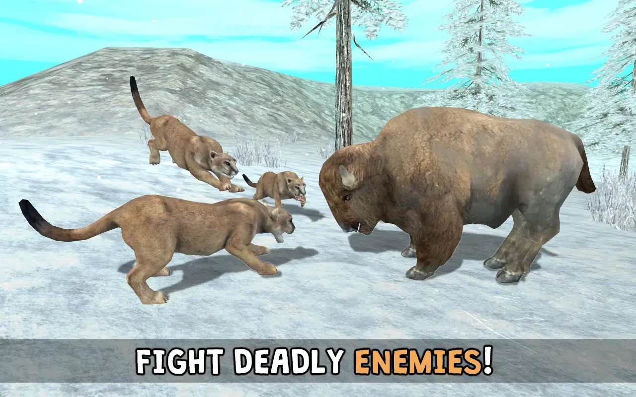 Скриншоты Wild Cougar Sim 3D