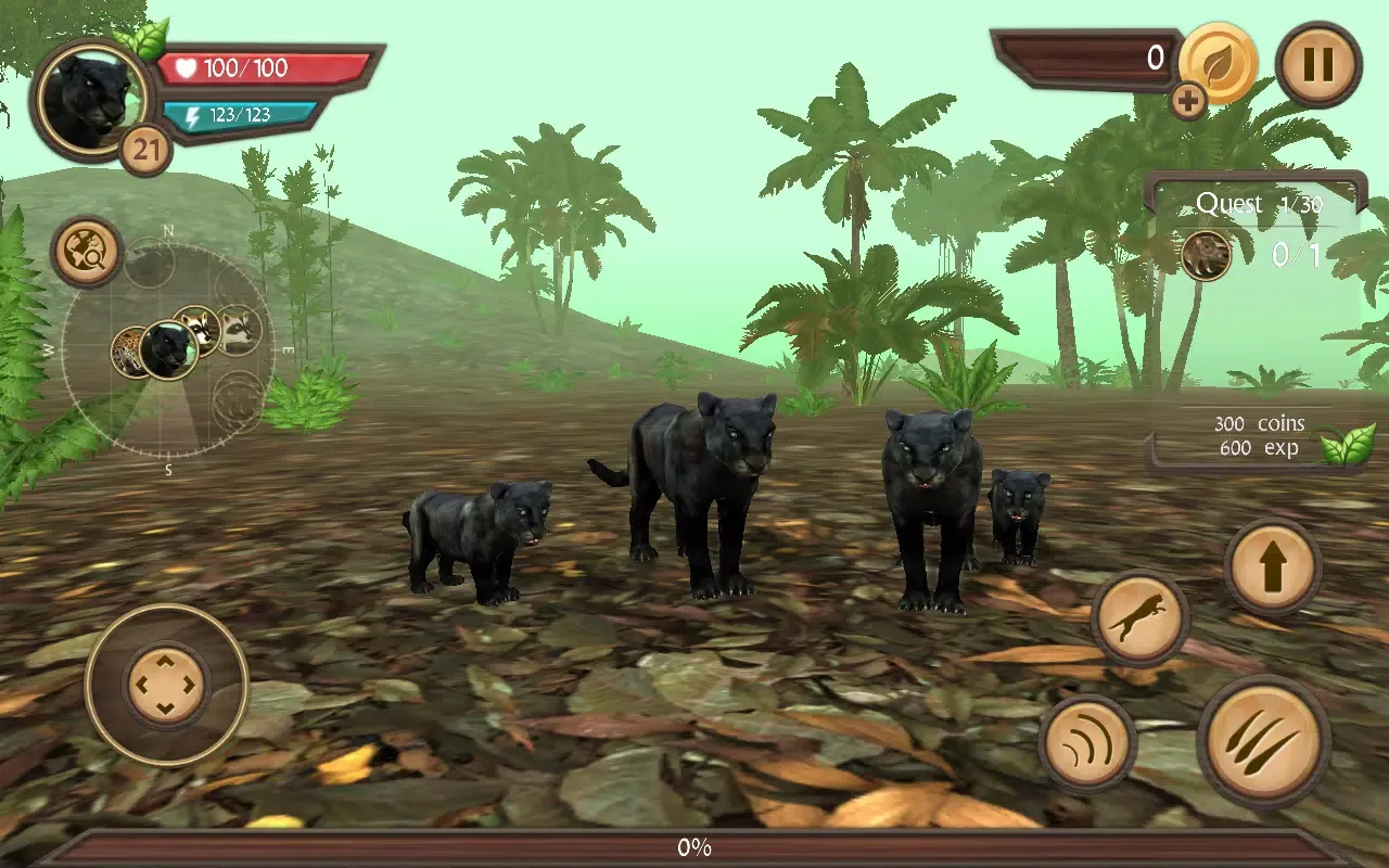 Скриншоты Wild Panther Sim 3D