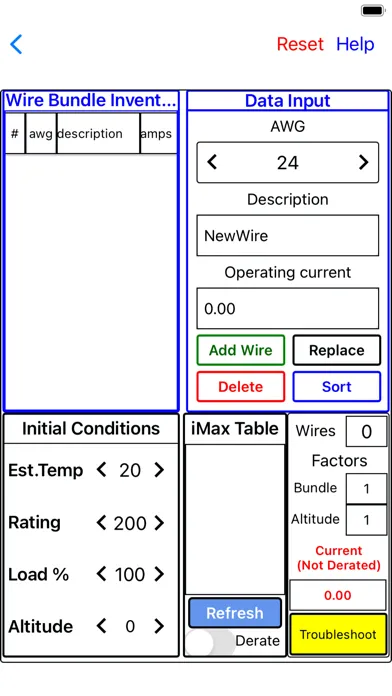 Wire (AWG) Calculator Screenshots