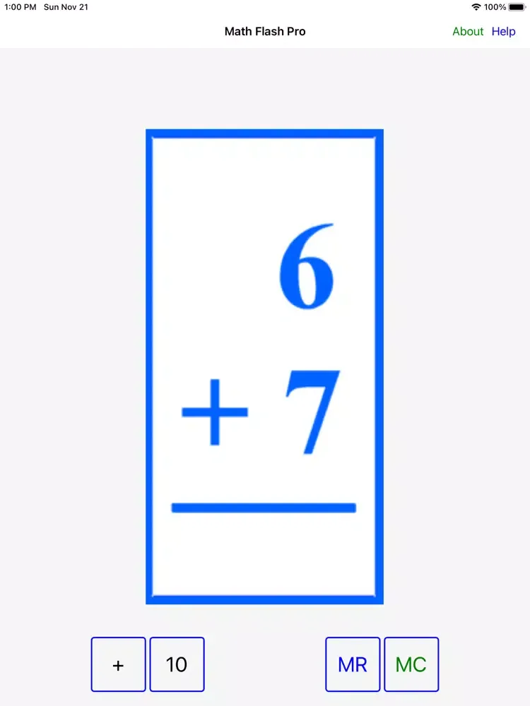 Screenshot di Math Flash Pro iPad