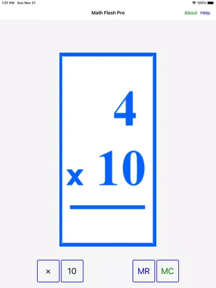 Screenshot di Math Flash Pro iPad