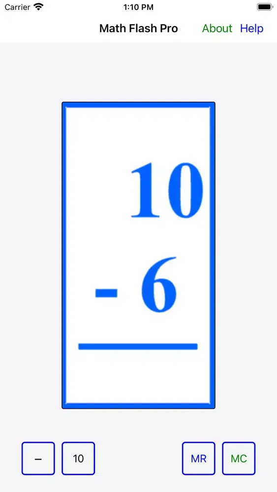 Screenshot di Math Flash Pro