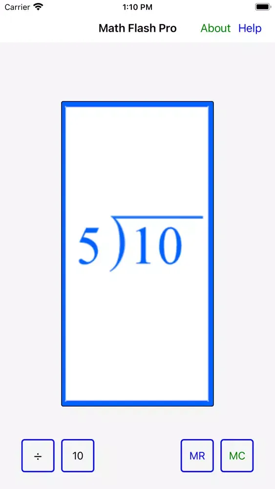Screenshot di Math Flash Pro