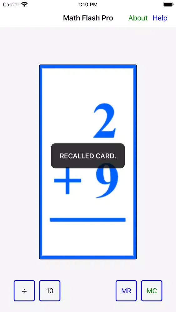 Screenshot di Math Flash Pro