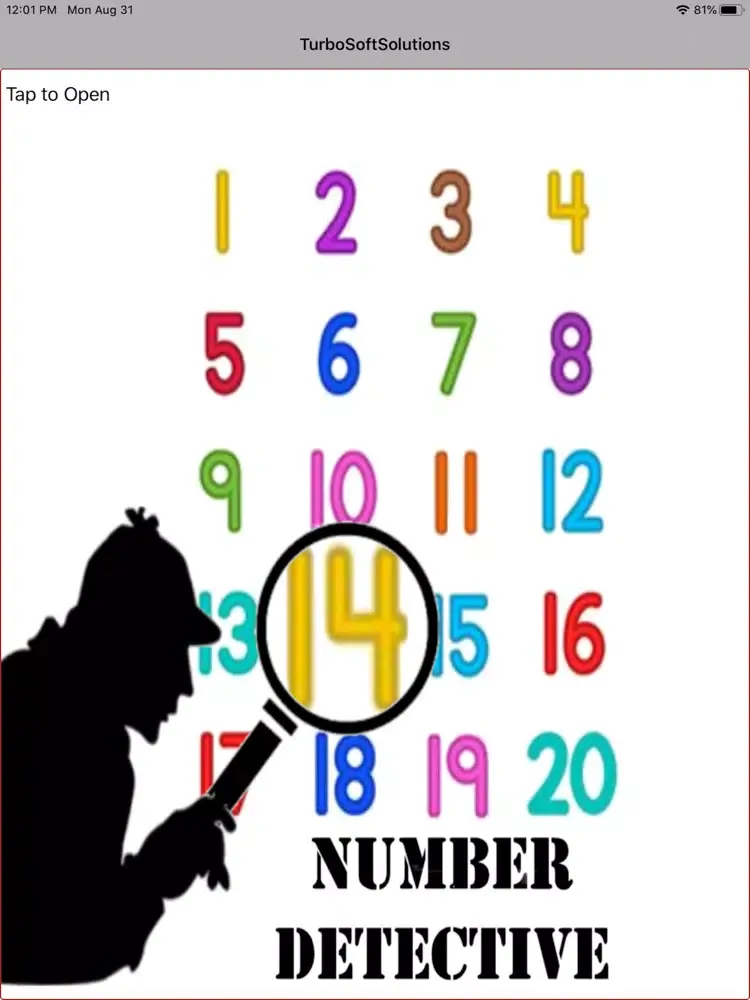 ภาพหน้าจอของ Number Detective iPad 