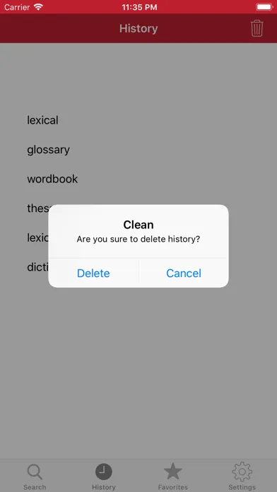 Capturas de tela do Tureng Dictionary