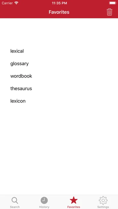 Capturas de tela do Tureng Dictionary