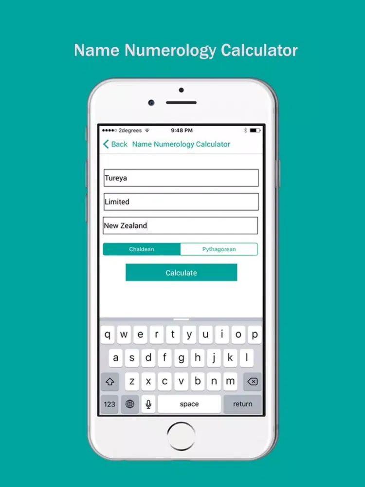 Name Numerology Calculator iPad  Screenshots