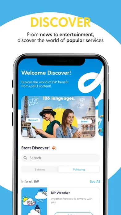 Tangkapan skrin BiP - Messenger, Video Call