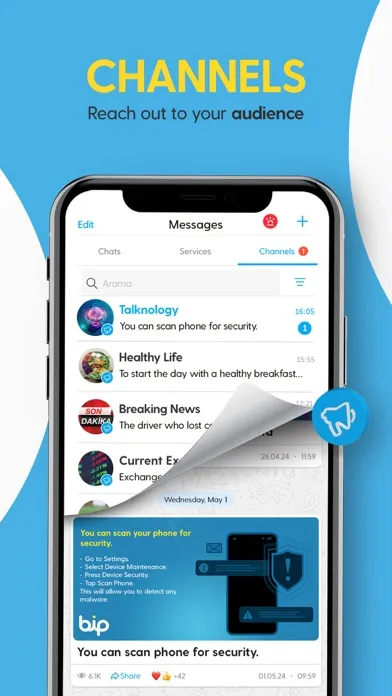 Tangkapan skrin BiP - Messenger, Video Call