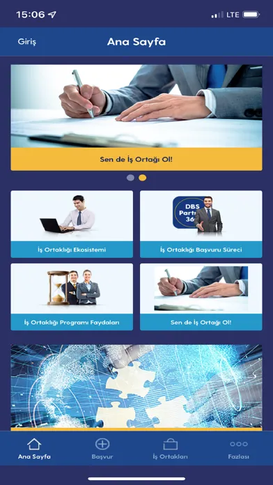Tangkapan skrin Turkcell DBS Partner 360