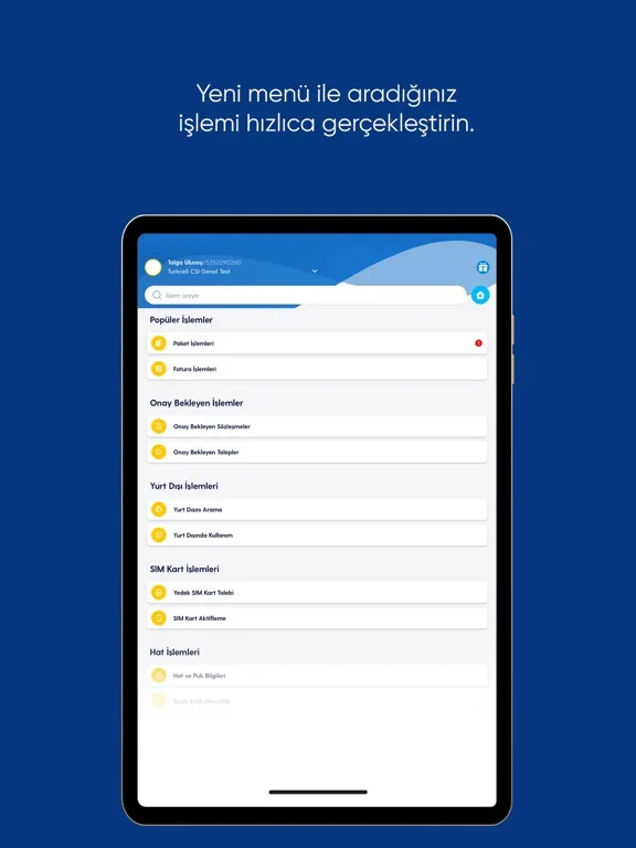 İşTurkcell Online iPad  スクリーンショット