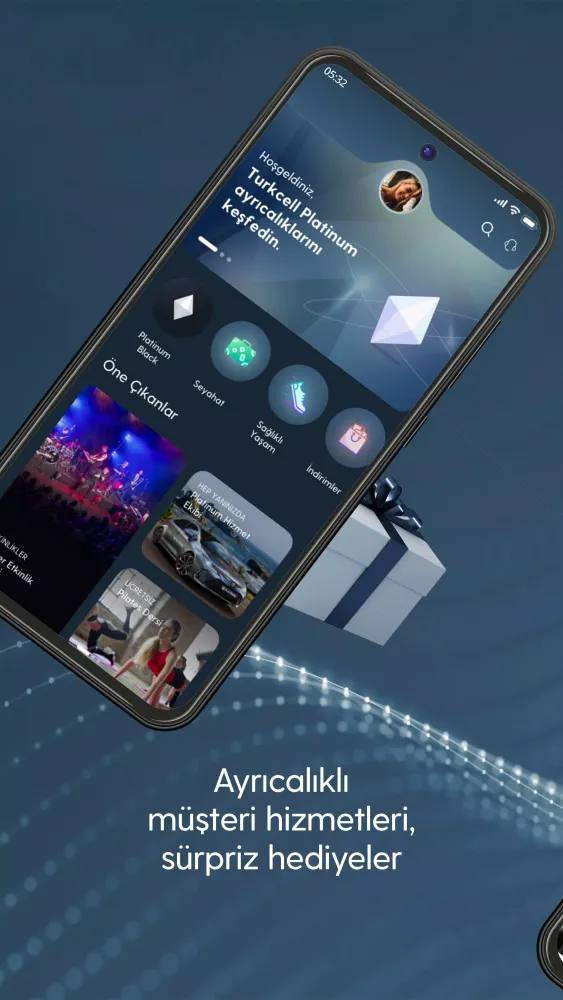Tangkapan layar Turkcell Platinum