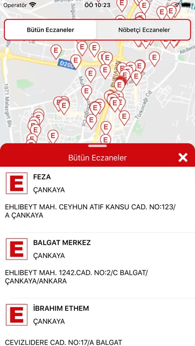Capturas de pantalla de Eczanem Nerede