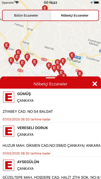 Capturas de pantalla de Eczanem Nerede