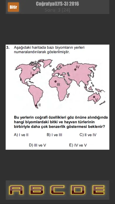 Ảnh chụp màn hình của LYS Soruları