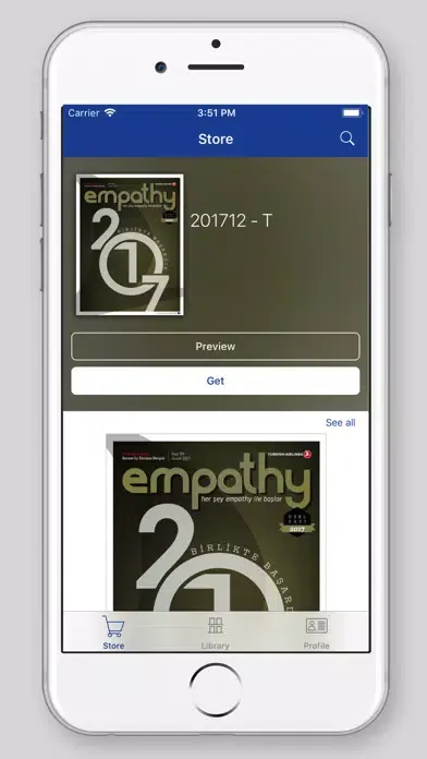 Captures d'écran de Empathy Magazine
