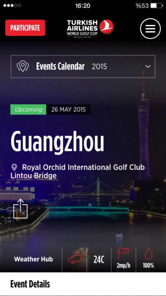 Capturas de pantalla de Turkish Airlines World Golf Cup
