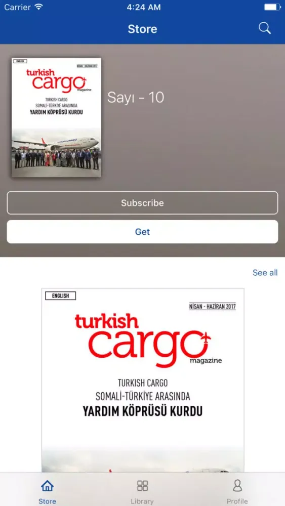 Turkish Cargo Magazine 스크린샷