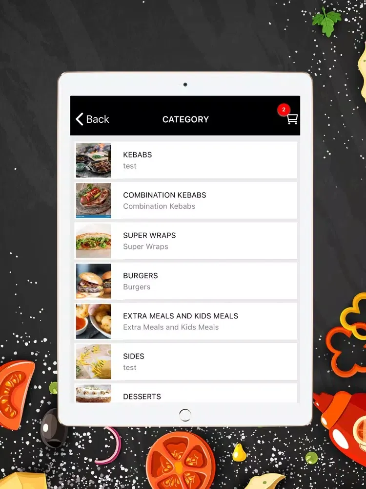 Captures d'écran de Turkish Best Kebab & Pizza iPad 