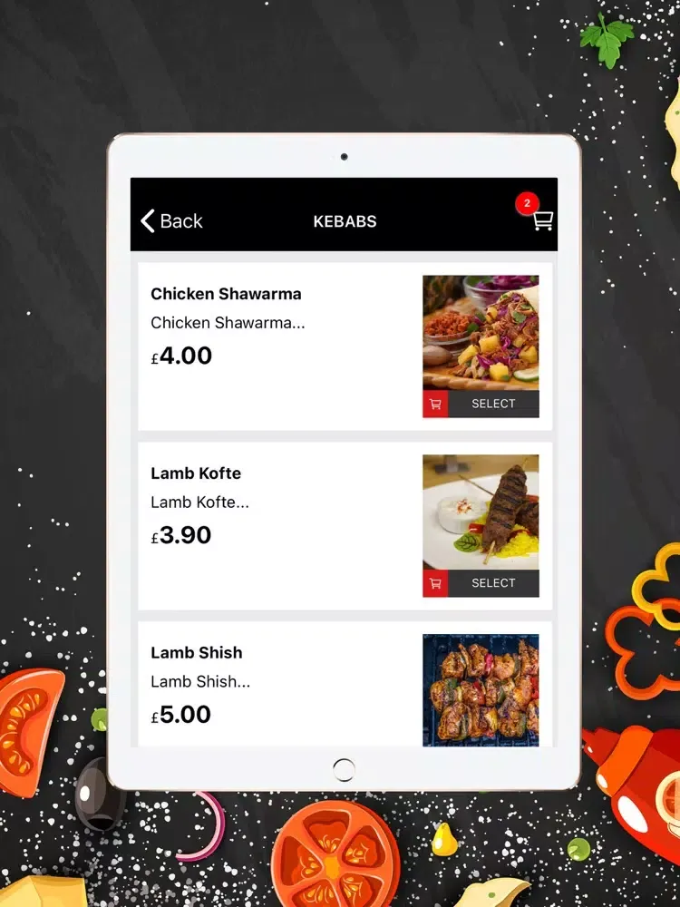 Captures d'écran de Turkish Best Kebab & Pizza iPad 