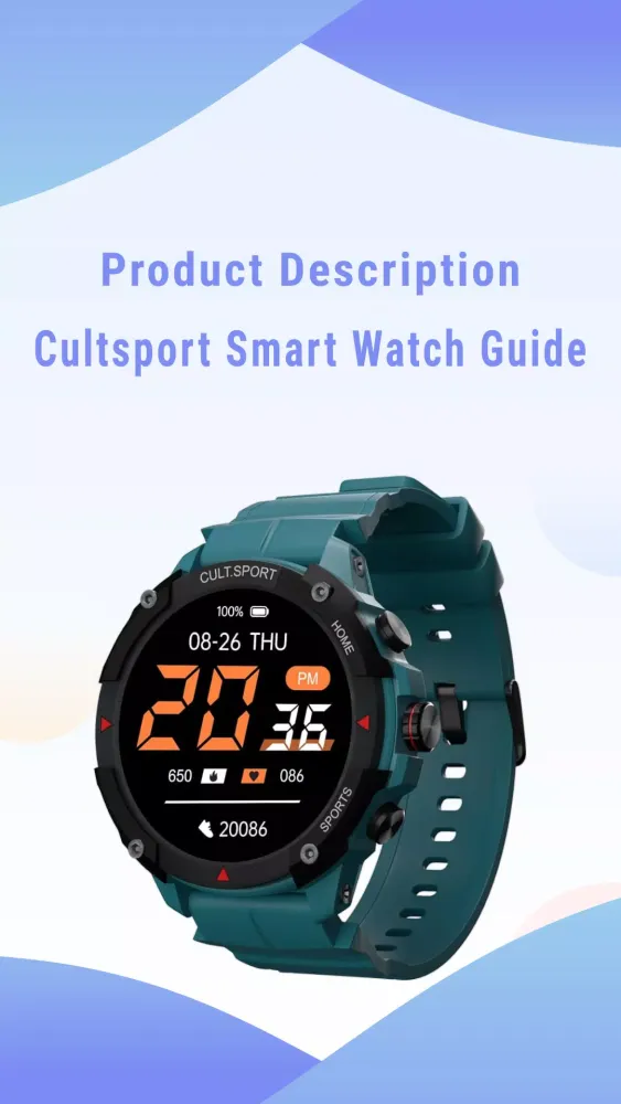 Cultsport Smart Watch Guide Screenshots