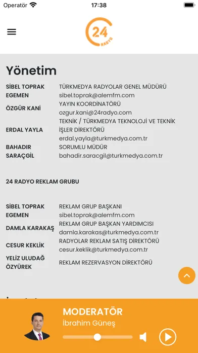 Screenshot di 24 Radyo