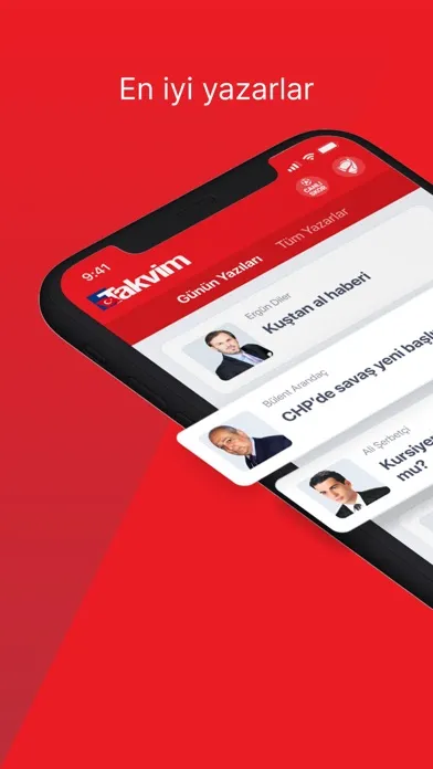 Screenshot di Takvim, Son dakika haberleri