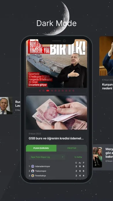 Screenshot di Takvim, Son dakika haberleri